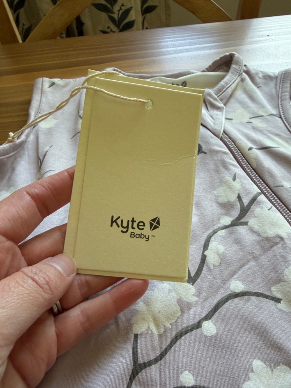 Kyte Baby Sleeveless Lavender Floral Baby Sleep Sack with Butterflies- 0.5 TOG,L - Picture 2 of 4
